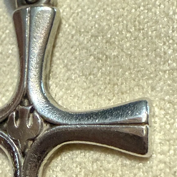 Retired James Avery Sterling Silver Descending Dove Serenity Cross Pendant EUC - Picture 11 of 14